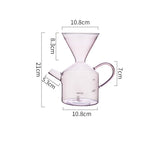 Household Glass All-in-one Pour-over Coffee Maker Set