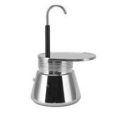 Moka Pot Stainless Steel Italian Type DIY Large Capacity Light Weight Portable Coffee Maker