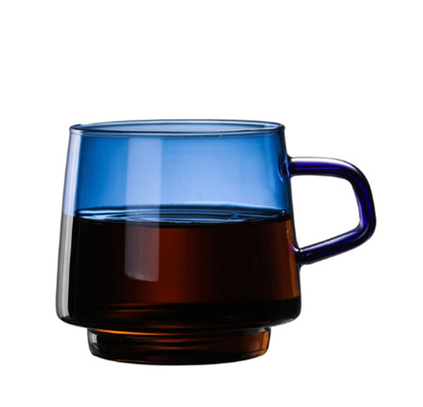 Borosilicate Amber Coffee Cup Glass Single Layer Mug