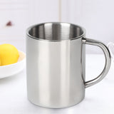 300ml Double Wall Stainless Steel Drinking Mug Cup Travel Coffee Mug Tea Milk Cup