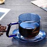 Borosilicate Amber Coffee Cup Glass Single Layer Mug