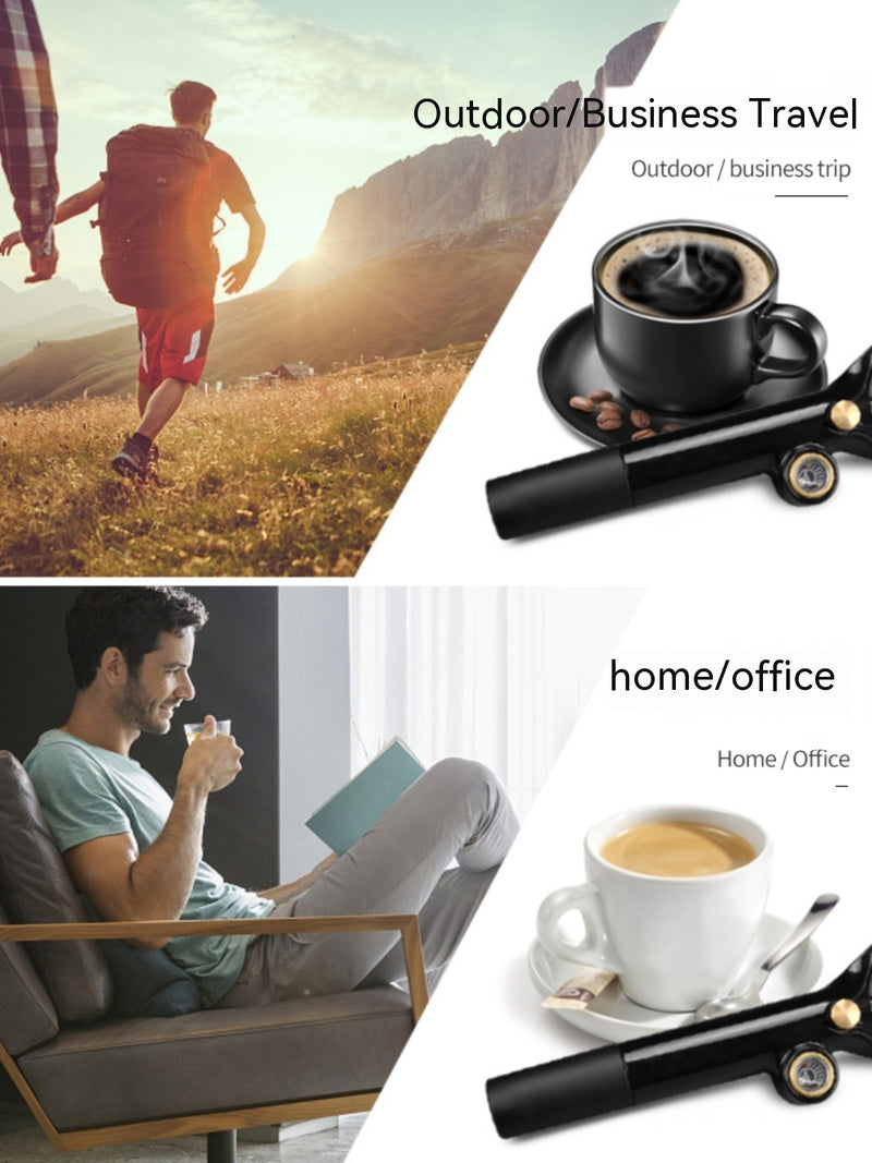 Portable Coffee Machine Outdoor Home Office Hand Press